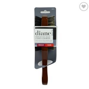 Diane Premium 100% Boar 2-Sided Club Brush (Medium/Hard)